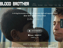 Tablet Screenshot of bloodbrotherfilm.com